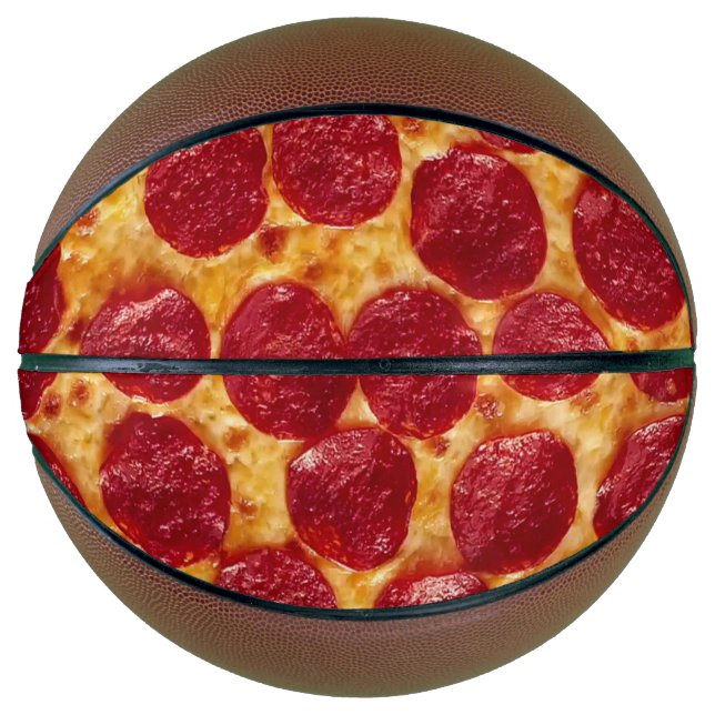Ballon De Basket Pepperoni pizza (Devant)