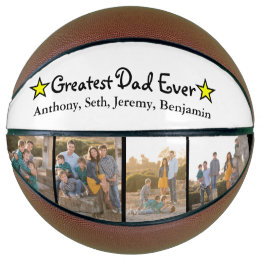 Ballon De Basket Personnalisé 4 photo plus grand papa jamais Fête d