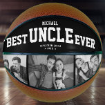 Ballon De Basket Personnalisé MEILLEUR ONCLE JAMAIS Cool moderne Fa<br><div class="desc">Parfait pour votre oncle le plus cool : Un BEST ONCLE JAMAIS customisé photo collage basketball avec vos 3 photos préférées, son nom, et un message personnalisé de votre part ainsi que les noms et l'année. Grand cadeau de Noël ou une surprise géniale pour son anniversaire, sûrement un souvenir qu'il...</div>