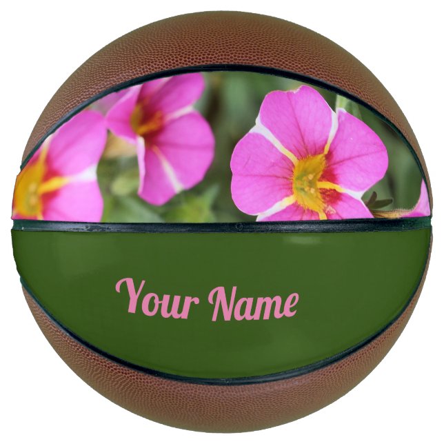 Ballon De Basket Petunias (Devant)