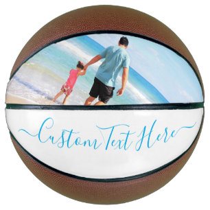 Ballon De Basket Photo et texte personnalisés - Votre propre desig