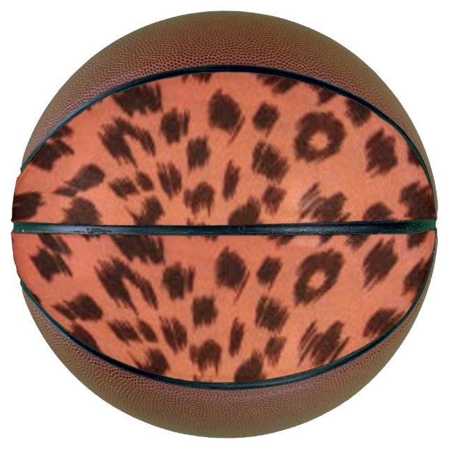 BALLON DE BASKET POSTER DE ANIMAL ROSE (Devant)