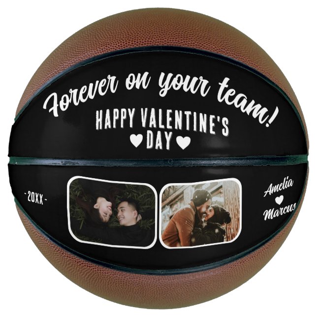 Ballon De Basket Pour toujours dans votre équipe Bonne Saint Valent (Devant)