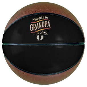 Ballon De Basket Promu Grand-père 2025 Grand-père est 2025