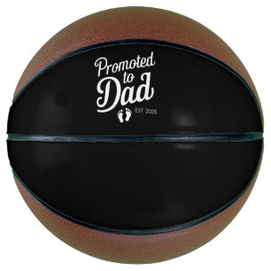 Ballon De Basket Promu Papa EST 2025 Drôle Futur Papa