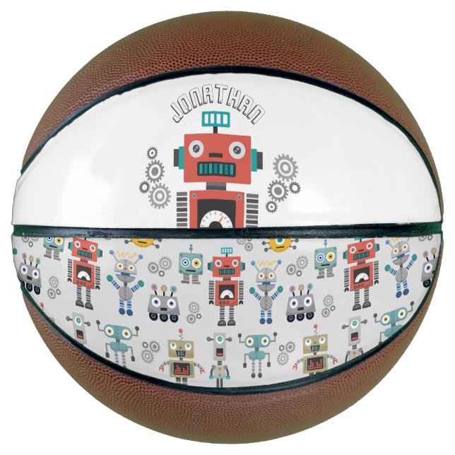 Ballon De Basket Robots de jouets (Devant)