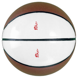 Ballon De Basket Rose Madder, Thunderbird floral design