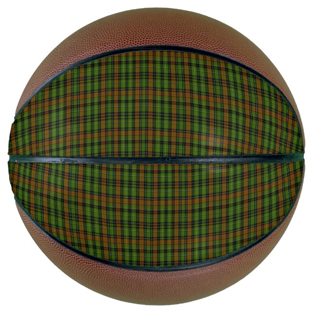 Ballon De Basket Royal Black Watch Tartan Plaid Classic Blue (Devant)