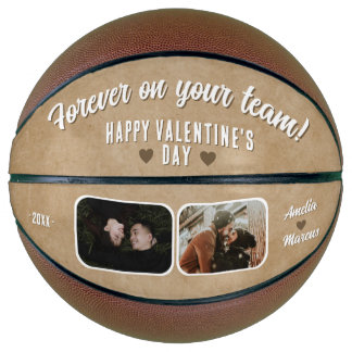 Ballon De Basket Rustic Forever dans votre équipe Saint-Valentin 2