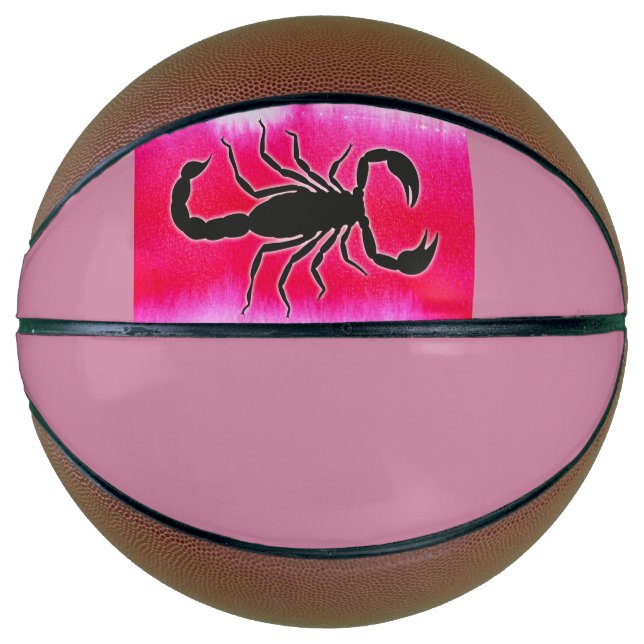 Ballon De Basket scorpio rose (Devant)
