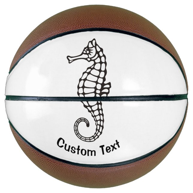Ballon De Basket Seahorse Black (Devant)