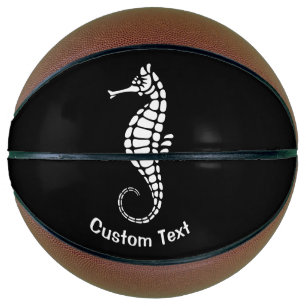 Ballon De Basket Seahorse White