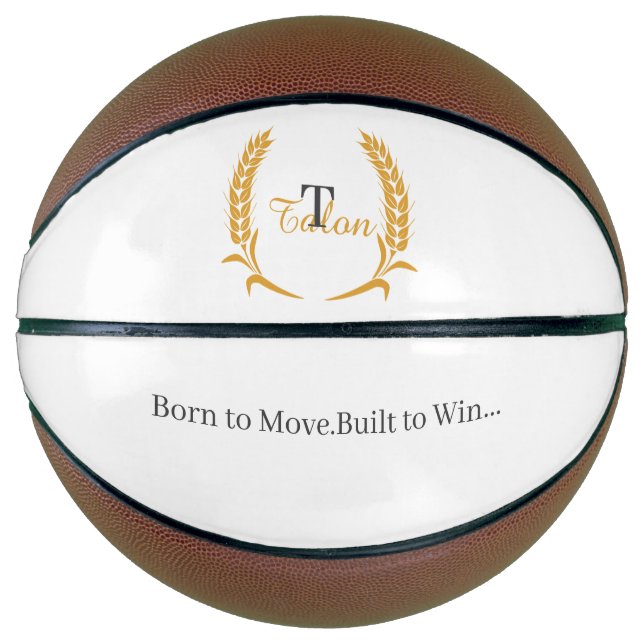 Ballon De Basket Sports Motivationnels (Devant)