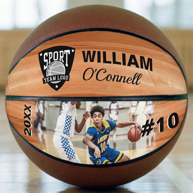 Ballon De Basket Team Logo Player Number Photo Athletic Achievement (Team Logo Player Number Photo Athletic Achievement Basketball)