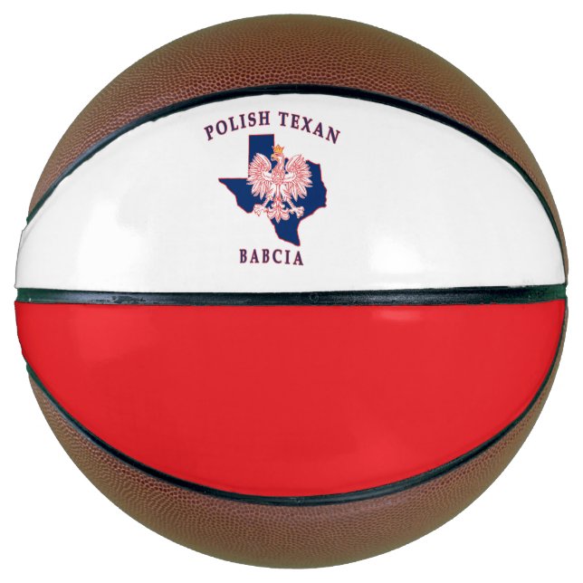 Ballon De Basket Texan polonais Babcia (Devant)