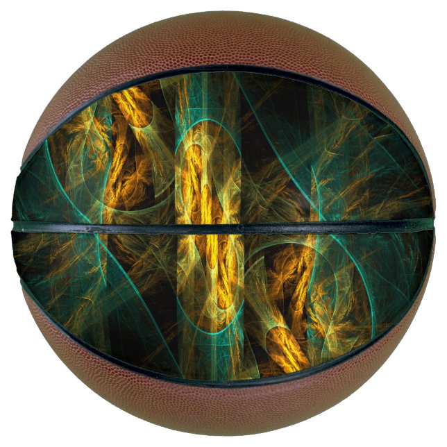 Ballon De Basket The Eye of the Jungle Abstract (Devant)