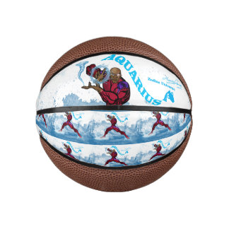 Ballon De Basket Thème Verseau Fête d'anniversaire Mini Basketball.