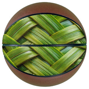Ballon De Basket Tissu de bambou vert frais