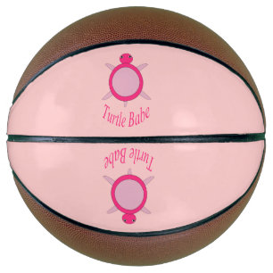 Ballon De Basket Tortue Rose Mignonne Basketballs Bébé