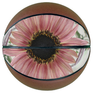 Ballon De Basket Tournesol rose pâle