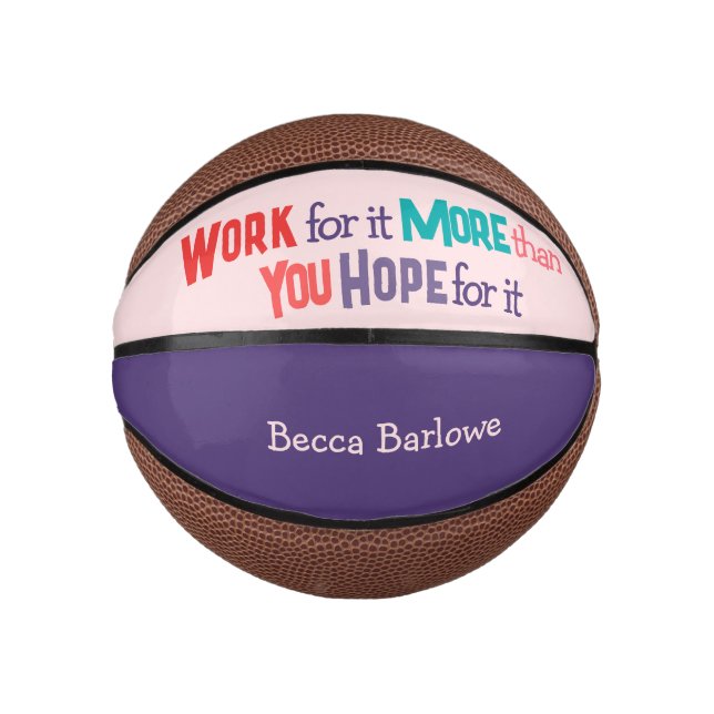Ballon De Basket Travail Pour Le Mini Basket-Ball (Devant)