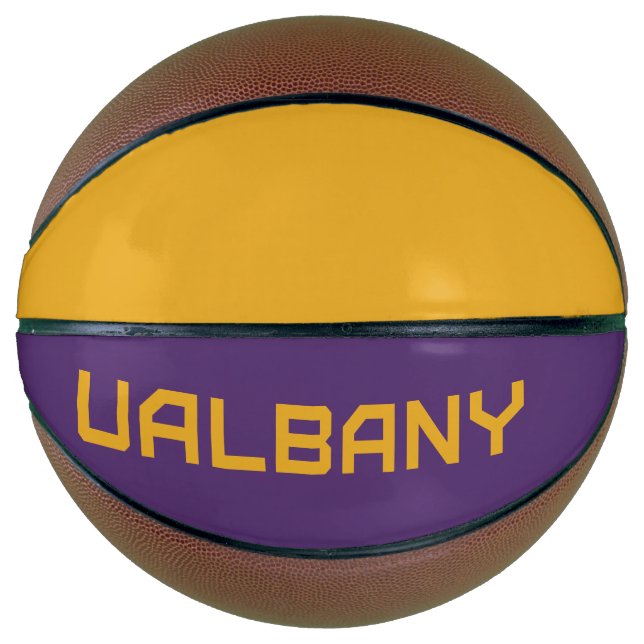 Ballon De Basket Université de Albany Wordmark (Devant)