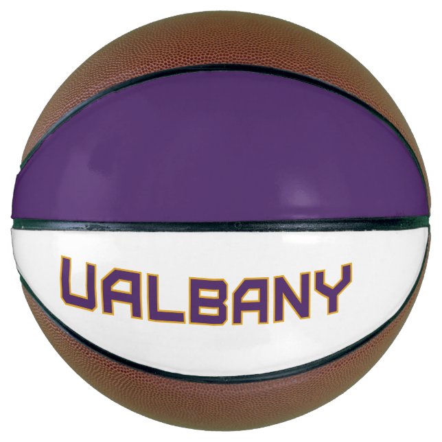 Ballon De Basket Université de Albany Wordmark (Devant)