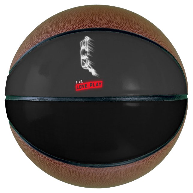 Ballon De Basket  Vive Amour Joue  (Devant)