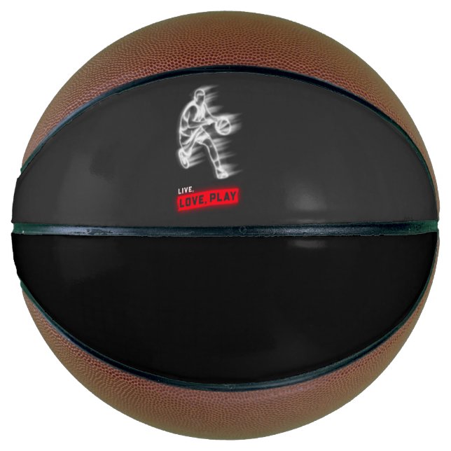 Ballon De Basket  Vive l'amour joue  (Devant)