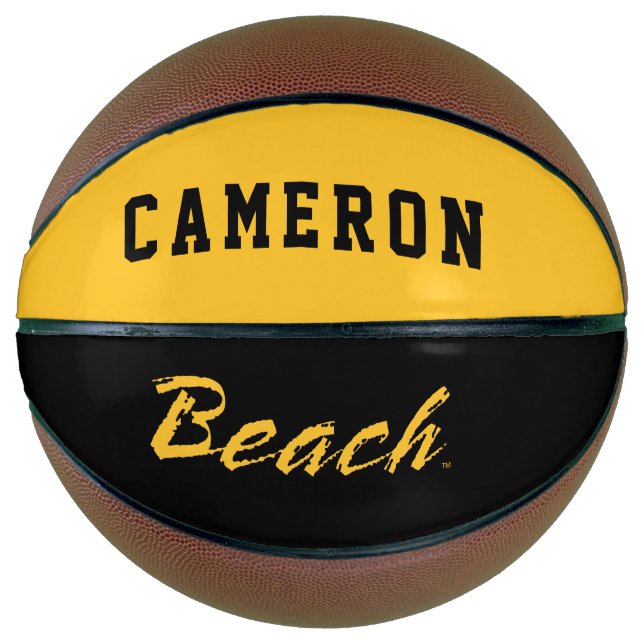 Ballon De Basket Wordmark Beach (Devant)