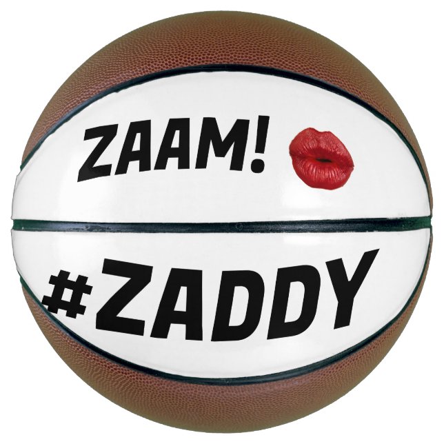 BALLON DE BASKET ZAAM #ZADDY LÈVES CHAUDES (Devant)