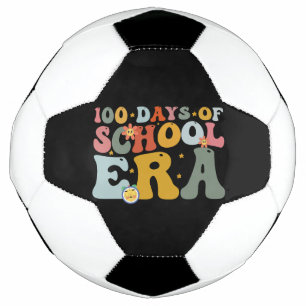 Ballon De Foot 100 jours d'école Prof cool pour enfants