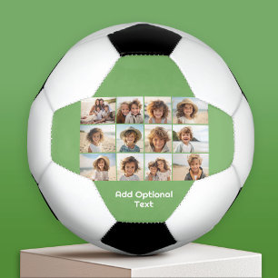 Ballon De Foot 12 Collage de grille photo - Sage Green - Type de