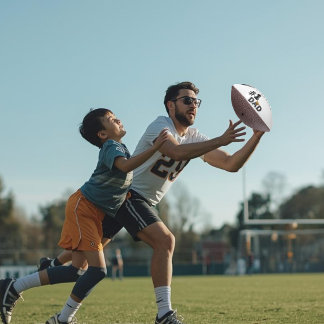 Ballon De Foot #1 Dad Love Personalized Football