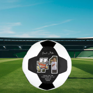 Ballon De Foot  #1 entraîneur personnalisé montage photo collage 