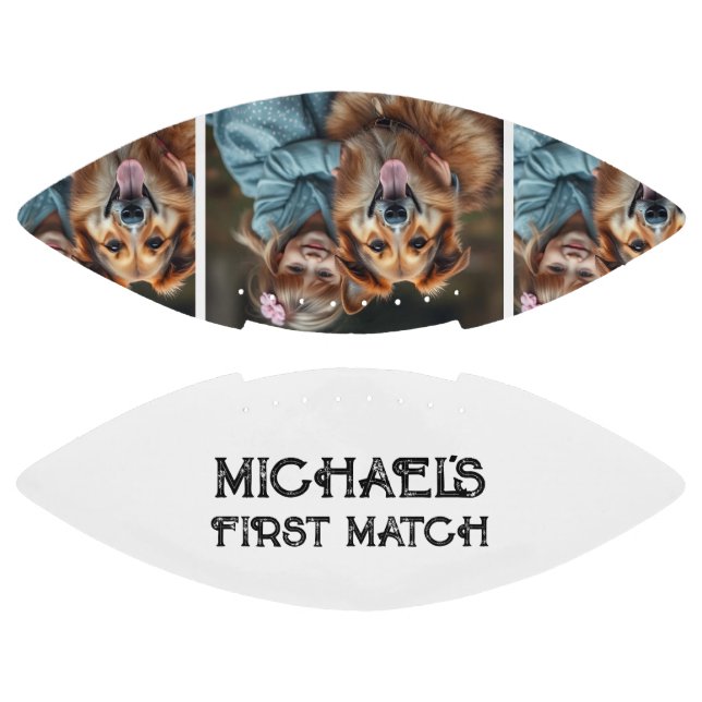 Ballon De Foot 1st Birthday Keepsake Photograph (Panneaux)