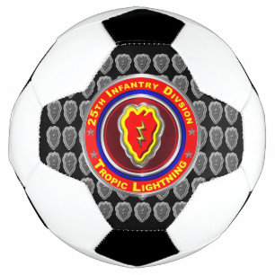 Ballon De Foot 25e division d'infanterie "Foudre tropicale"