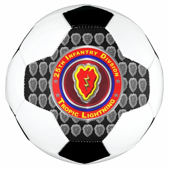 Ballon De Foot 25e division d'infanterie « Tropic Lightning » (Devant)