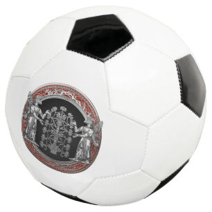 Ballon De Foot [310] Deux Ninurtas d'argent avec arbre de vie