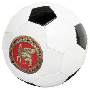 Ballon De Foot [310] Lion assyrien ailli - Lamassu d'or