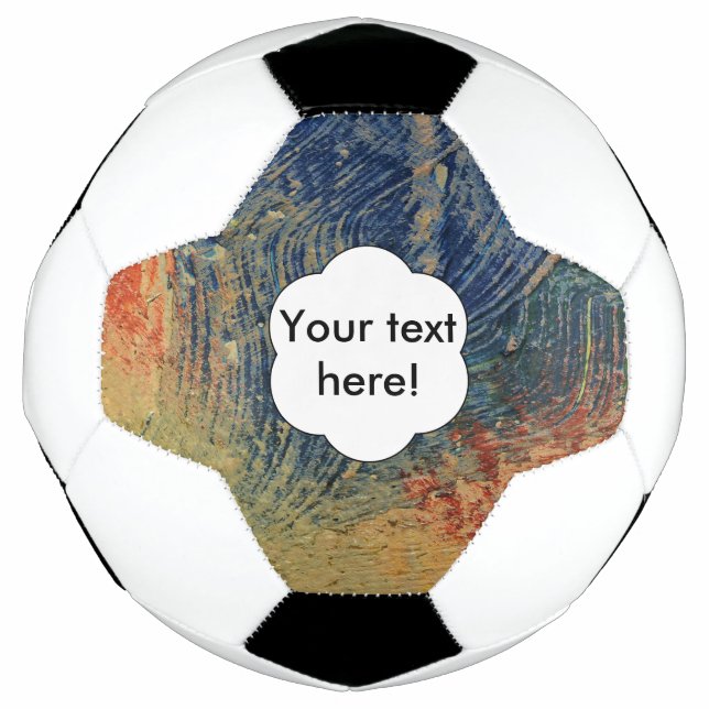 Ballon De Foot 3 couleurs de peinture (Devant)