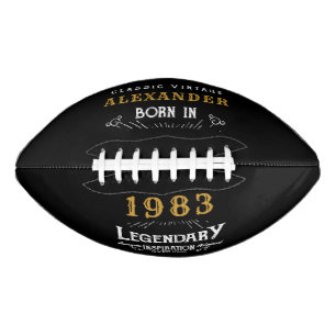 Ballon De Foot 40e anniversaire 1983 Monogramme légendaire
