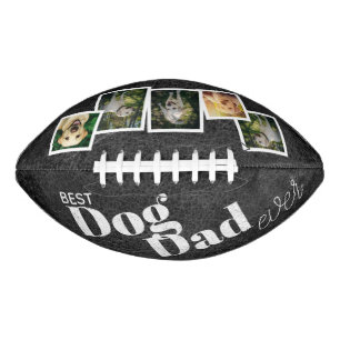 Ballon De Foot 5 Photo Meilleur Chien Papa Jamais Rétro