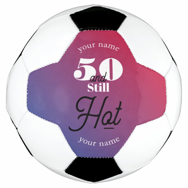 Ballon De Foot 5O et toujours chaud (Devant)
