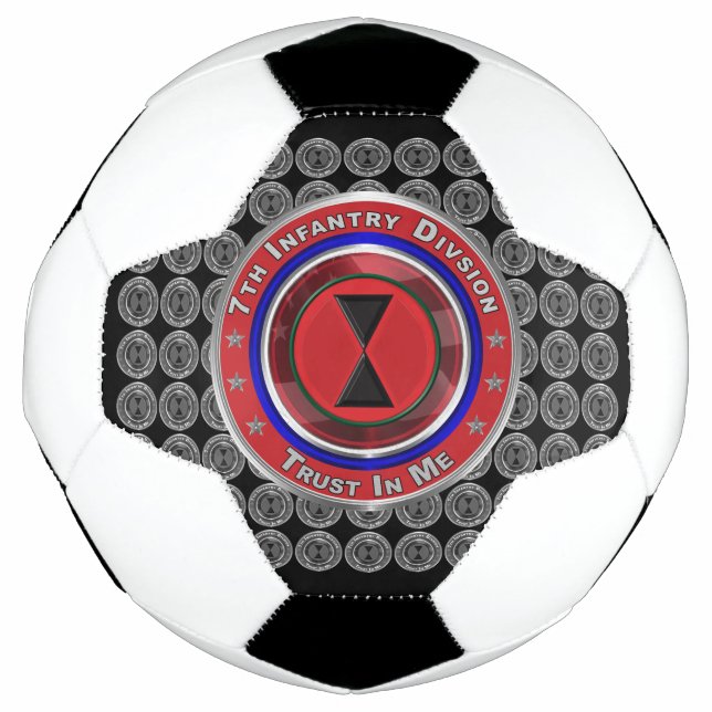 Ballon De Foot 7e division d'infanterie "Bayonet Division" (Devant)