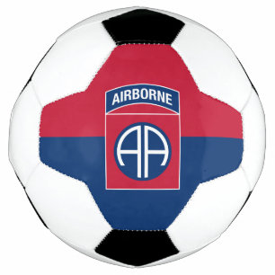Ballon De Foot 82e division aérienne Flag Military Vétéran
