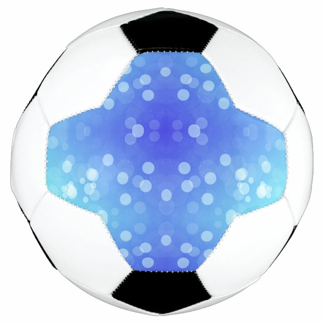 Ballon De Foot A soccer ball design featuring white and black  (Devant)