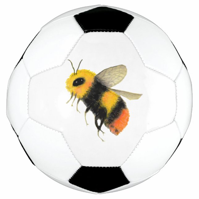 Ballon De Foot Abeille aquarelle (Devant)