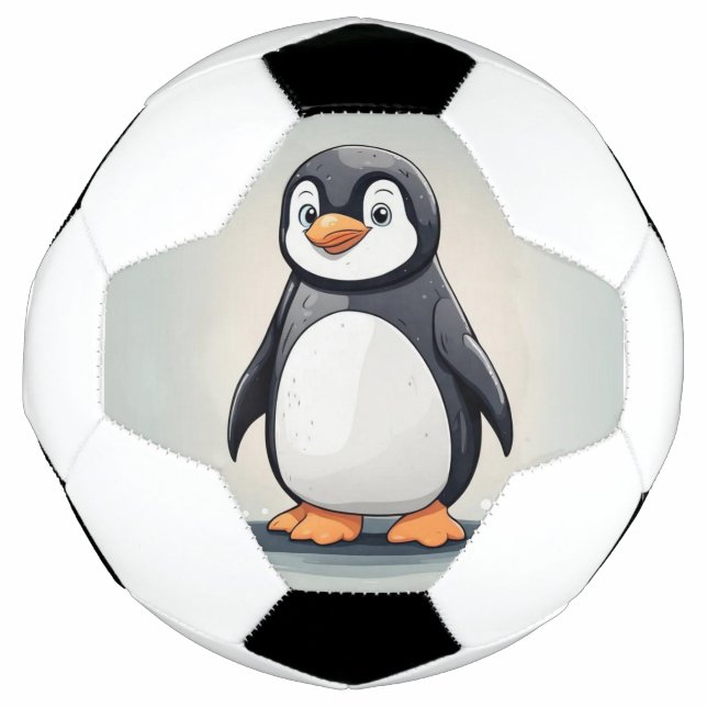 Ballon De Foot adorable petit pingouin (Devant)