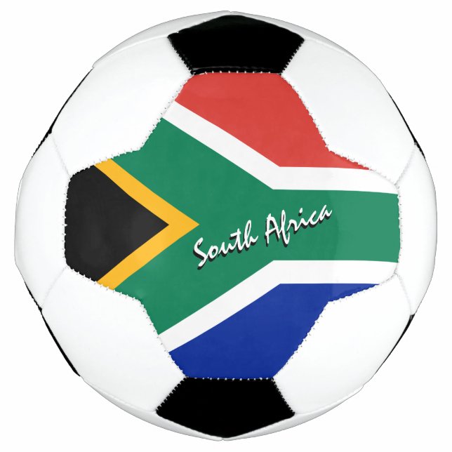 Ballon De Foot Afrique du Sud Football & drapeau africain / Sport (Devant)